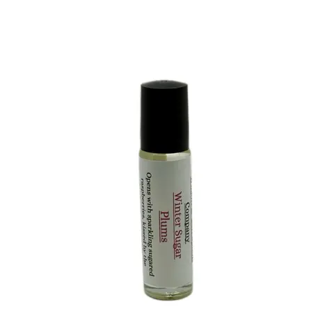 Winter Sugar Plums Roller Body Oil - 10 ml Sweet-Scented Body Oil with Fruit Fragrances, Daily Use Cosmetic Aroma Enhancement Liquid, Sweet-Scented Body Oils