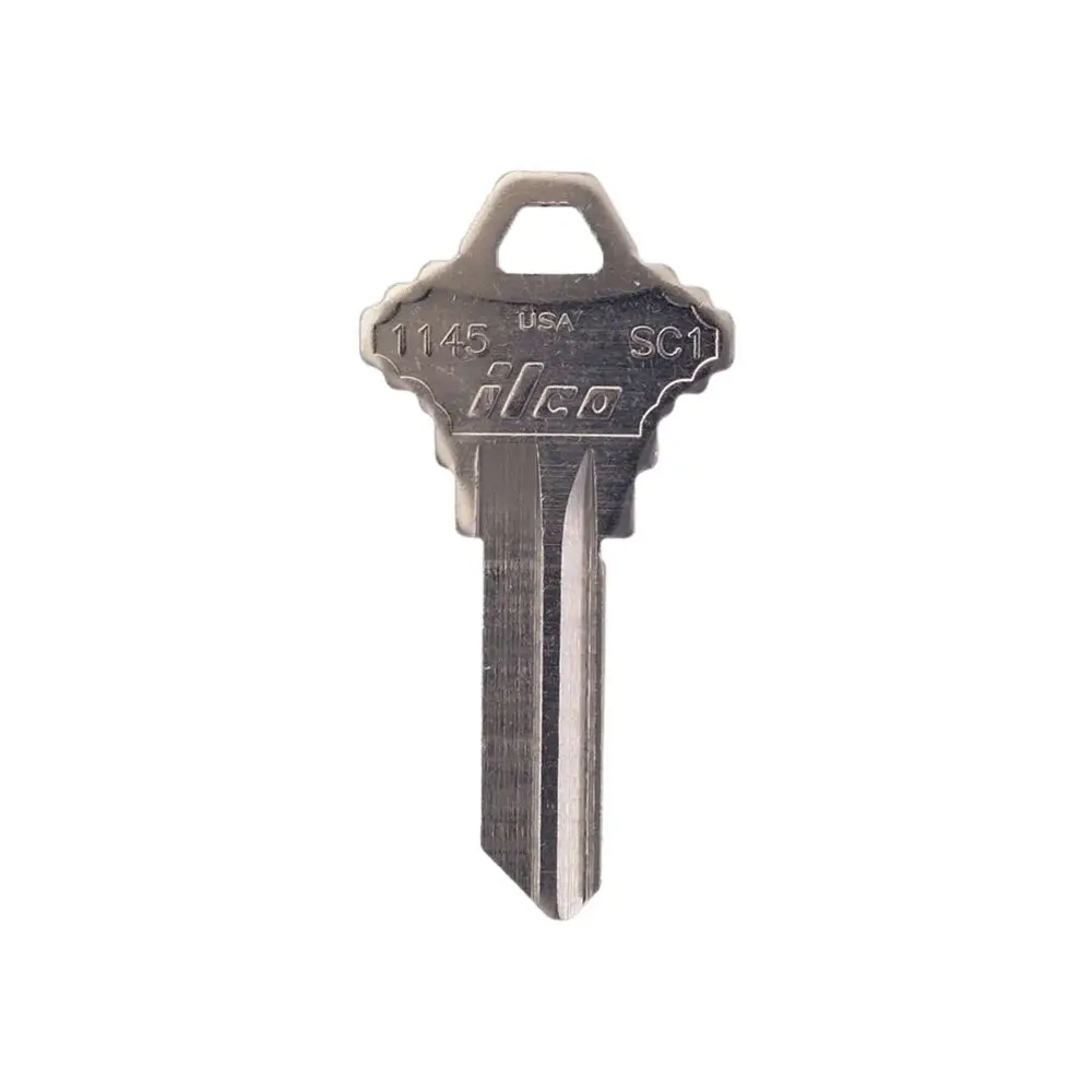 Schlage 5-Pin Key Blank, 1145 Model, Nickel-Plated, SLG-3E-NP/SC1 NP, Pack of 250