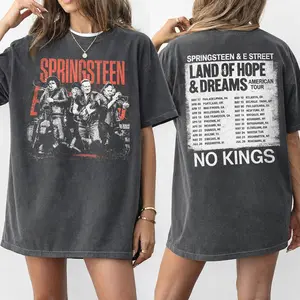 Bruce Springsteen Land Of Hope & Dreams Tour Shirt, Bruce Springsteen Tour 2026 T-shirt, Bruce Springsteen Fan Gift, Bruce Springsteen Merch E90