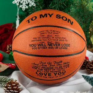 Special Love Basketball | Perfect Gift for Son - Youth Size, Brown, Includes Pump | Ideal for Birthdays, Graduations, and Various Festivals