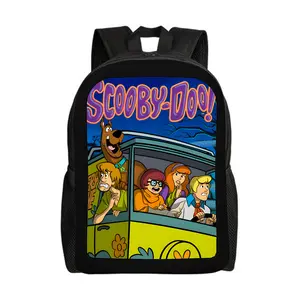 Scooby-Doo-Backpacks for Girls, Cute School Backpack, Aesthetic Bookbag for Teens, Lightweight Classic Backpack for Travel, Work, Picnic A-13