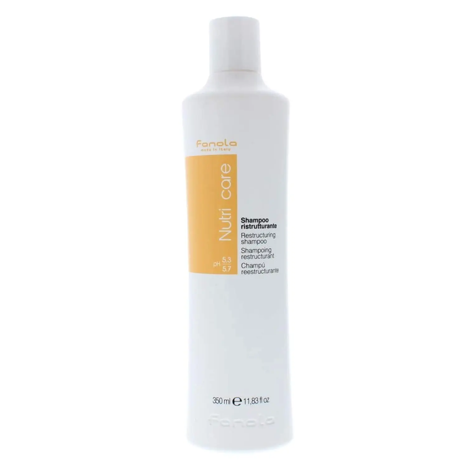 Fanola Restructuring Hair Shampoo for Women & Men - Moisturizing Shampoo for Dry Hair Enriched with Milk Protein - Repairing, Nourishing, Anti-Frizz Formula for Dry & Brittle Strands (11.83 Fl oz) Cleansing Conditioner