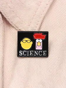 SCIENCE Chemical Beaker Enamel Pin Creative Scientific Metal Alloy Brooch Lapel Backpack Badge Fashion Jewelry Accessories Gift for Friends Teachers Science Enthusiasts Durable Metal Pins
