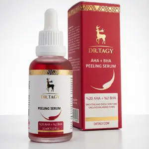 DR.TAGY Fruit Acid Serum - Gentle Exfoliation & Skin Brightening – AHA, BHA & Vitamin C – Pore Minimizer & Dark Spot Corrector – Hydrating & Soothing Formula – 30ml