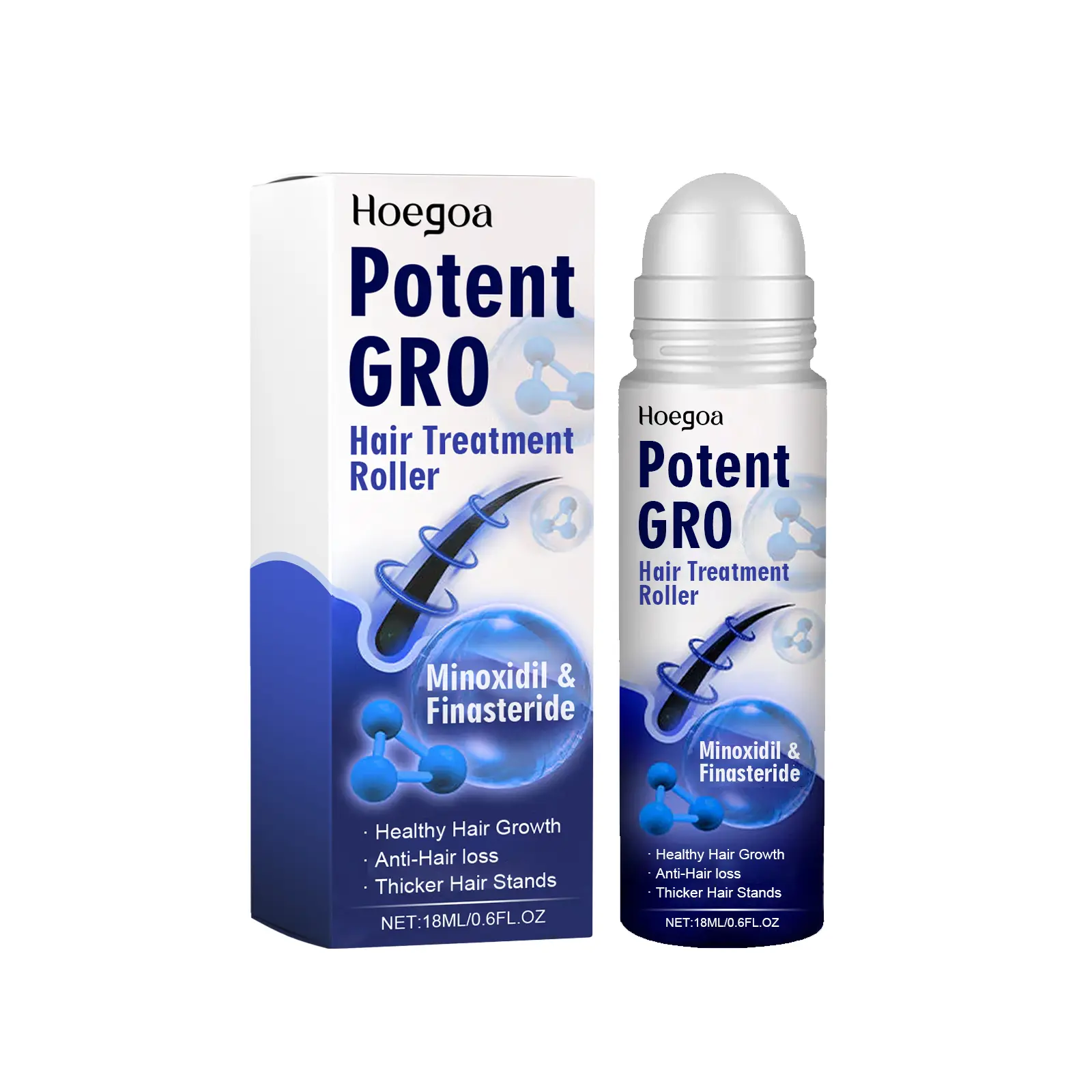 Hair Growth Serum Roll On, Hair Growth Serum Rosemary Oil for Hair Growth to Help Nourish Hair Follicles, Support Scalp