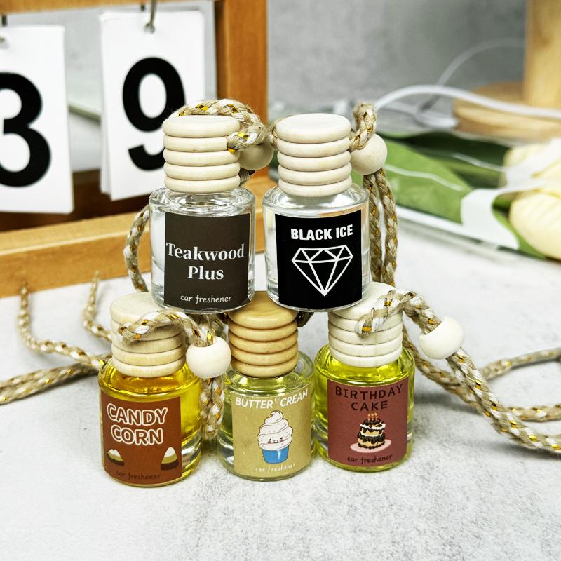 Car Air Fresheners Hanging Scent Oil Diffuser,8ML Nature Frangrance Friut Juciy Perfume Last Long Time With Three Scents For Car & Live Gifts Springtok