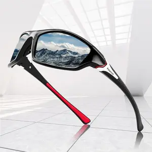 Windproof glasses, sports sunglasses, men's and women's running and cycling polarized glasses, driving, fishing, skiing sunglasses, multiple colors can be matched with fashionable essential items