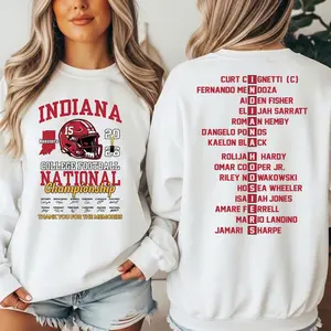 Indiana Football 2026 National Championship T-shirt, Sweatshirt, Hoodie, Thank You For The Memories Signature Shirt, Fan Gift