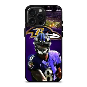 Gravitiq, Lamar MagSafe Tough Phone Case, Shockproof Durable Ravens Football Fan Gift Cover, Jackson Dual Layer Protection For iPhone Series (11 to 17 Pro Max)