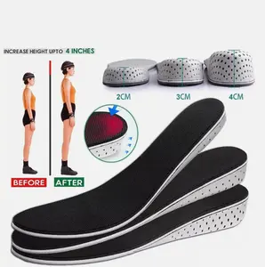 American-Style Hidden Height-Increasing Heel Lift Insoles, Universal Invisible Elevator Shoe Inserts for Men and Women, Comfortable Footbed Cushion Insoles (Home Care Supplies)