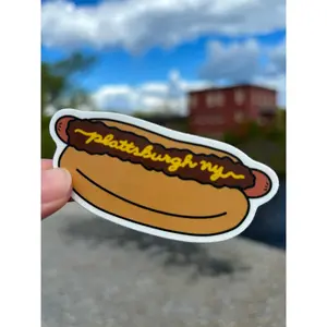 Plattsburgh, NY Michigan Hot Dog Magnet