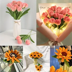 110pcs/200pcs Mixed Color Twist Sticks, Handmade DIY Twist Stick Bouquet, DIY Flower Material Kit for Weaving, Handmade DIY Bride's Handheld Bouquet, Creative Bouquet Gift Set