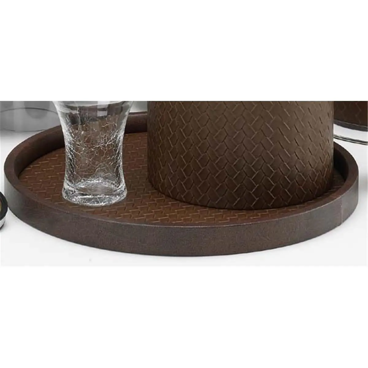 212 MAIN San Remo Pinecone Deluxe 14-Inch Indoor Dog & Cat Litter Tray - Textured Pet Supplies Tray with Elegant Design, Rich Colors, Exceptional Functionality