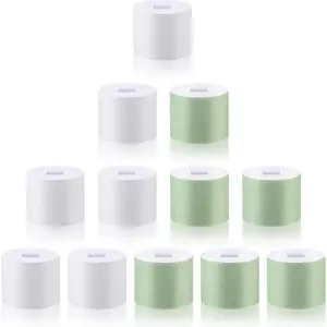 12 Pieces Nail Buffer Refills Electric Manicure Pedicure Tool Refills Nail Buffer Replacement Rollers, Filing, Buffing and Shining