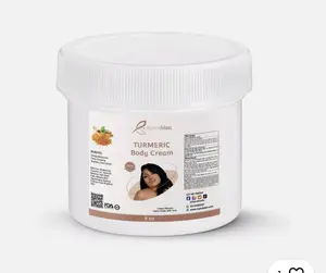 Turmeric Cream for Breast & Full Body, Daily Hydrating Moisturizer for Dark Spots and All Skin Types, Unisex, 8 oz