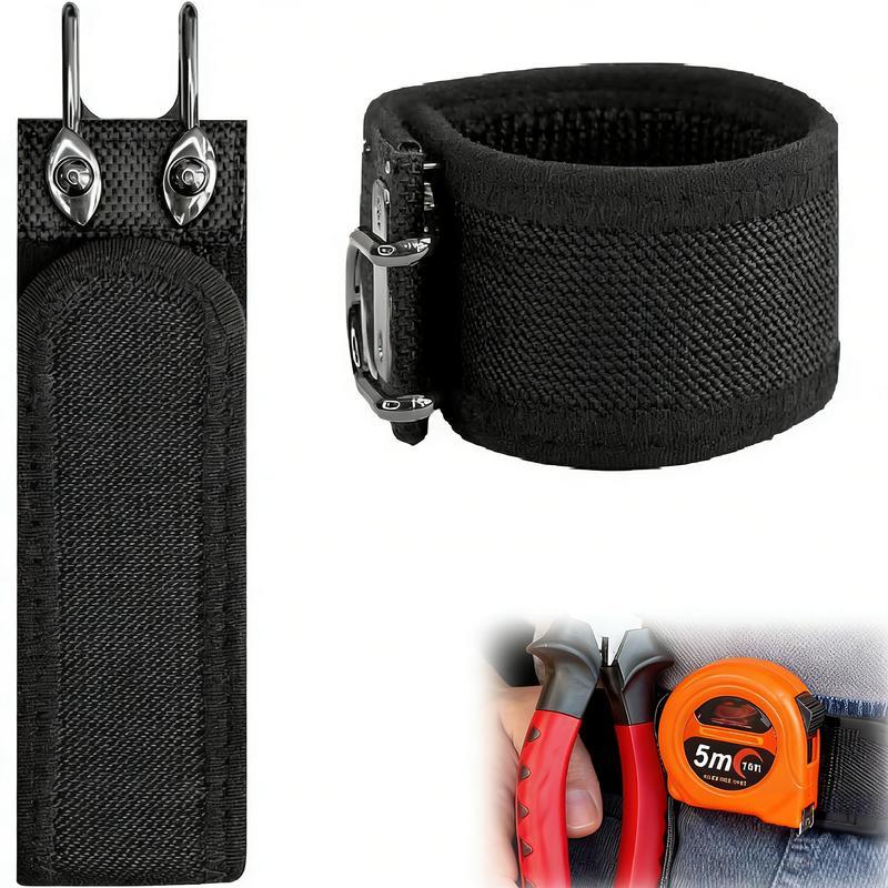 Unisex Elastic Waist Belt - Metal Hook Buckle Less Invisible Design for Work & EDC with Carabiner