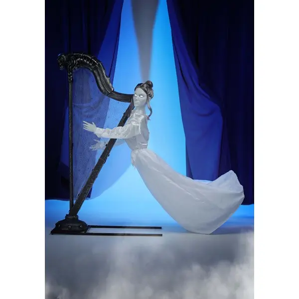Celeste the Restless Ghost Harp Animatronic