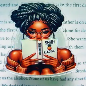 Booklist Girl Shhh I’m Reading Kindle Grip Books Lover Kindle Accessories Phone Holder PopSocket Phone Grip Magnetic Pop Socket Phone Grip