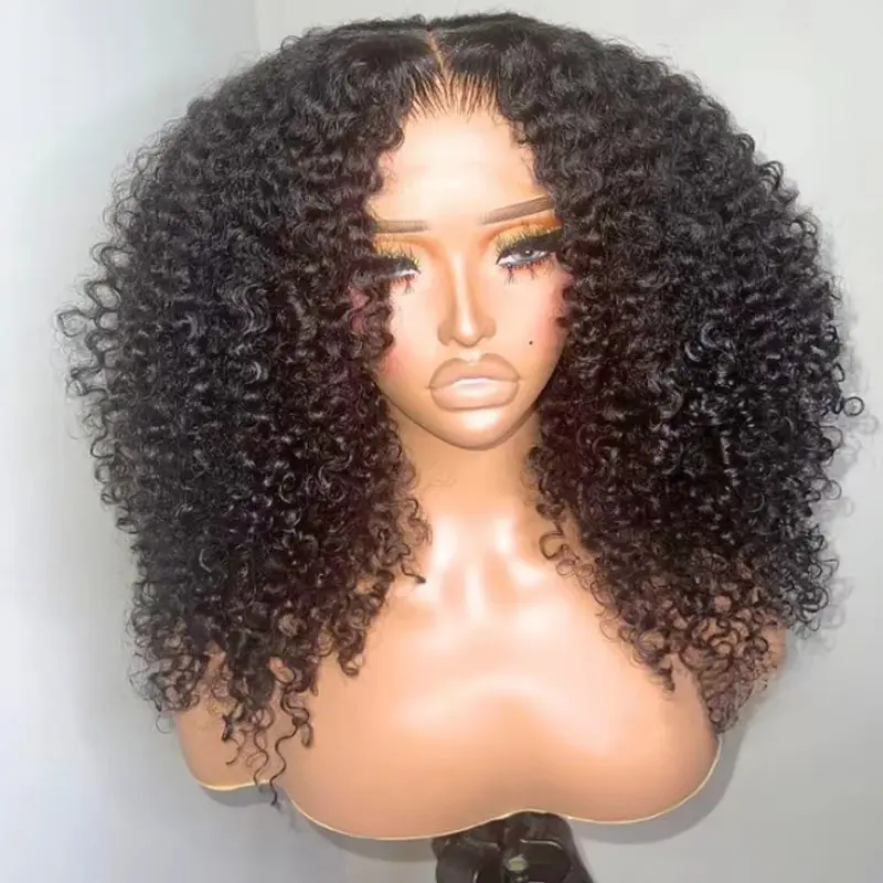 CORIIANA 250% Glueless Wigs Human Hair Ready To Wear Afro Kinky Curly 200 Density 4C Edges 13x6 HD Lace Frontal Wig 7x5 Lace Closure Wigs For Black Women Pre Plucked Beginner Friendly