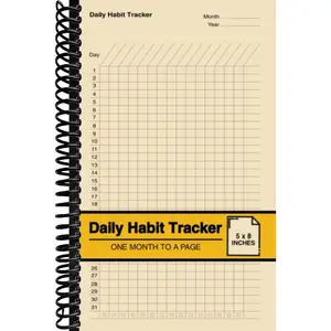 Daily Habit Tracker: Habit Tracking Notebook | One Month to a Page | Small