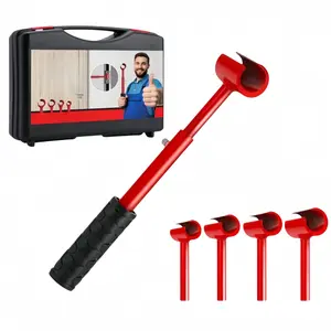 4-in-1 Hinge Clearance Adjustment Wrench Set, Heavy-Duty Hinge Repair Tool for Residential Use, Round Bolts Tool for Commercial Door Hardware Maintenance