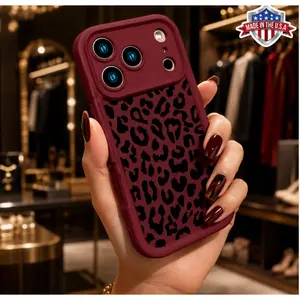 Trendy Black White Leopard Print Pattern Case for iPhone 17 16 15 14 Pro Max 13 12 11 XR XS Plus Air Slim Shockproof Anti Drop TPU Cover