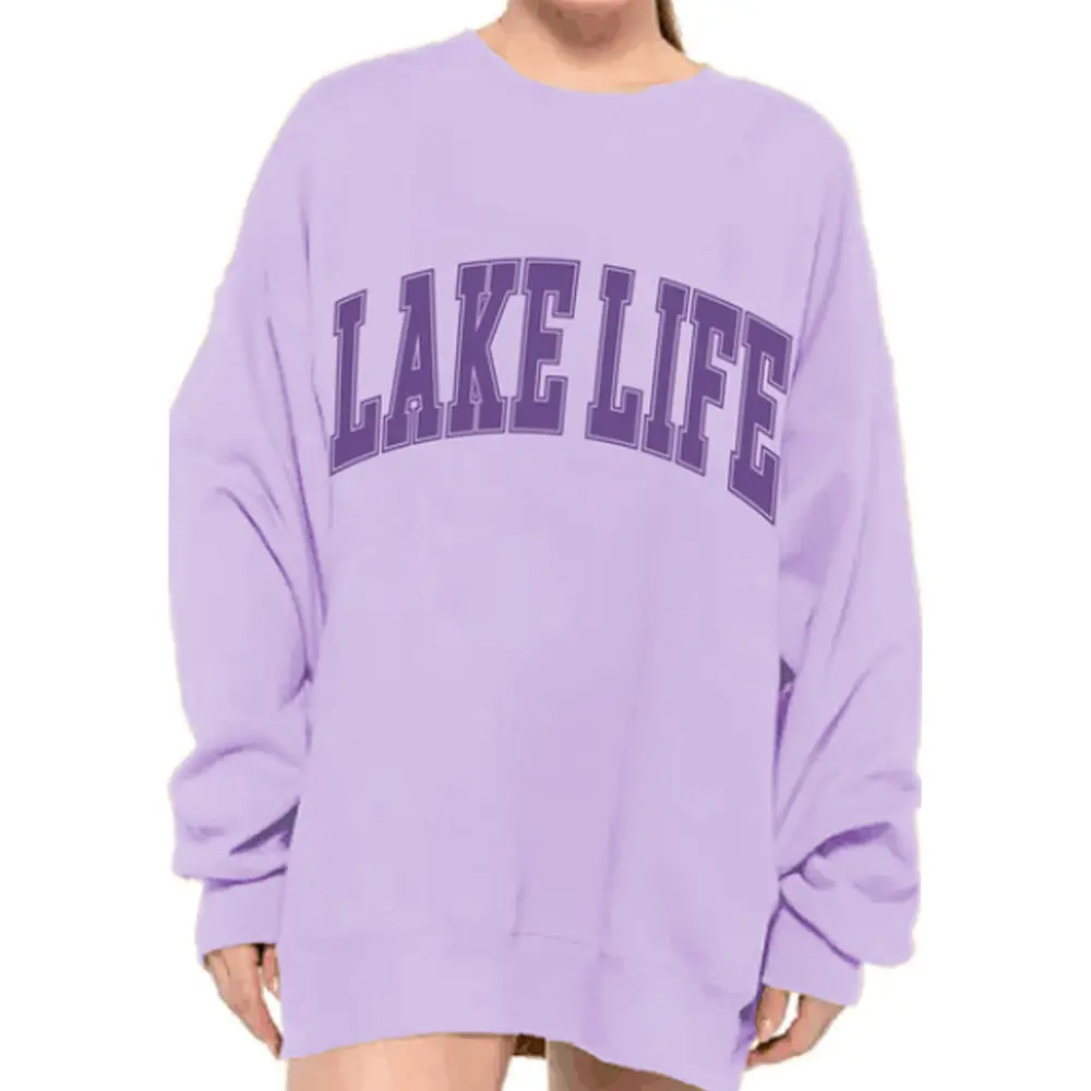 LS-4040 Lake Life Lilac Sweatshirt