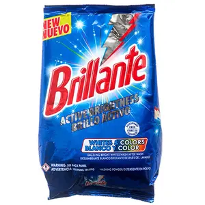 Brillante Laundry Detergent Powder 1.21 oz - Brightening Formula for Whites and Colors ropa blancas