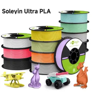 Creality Upgrade Soleyin Ultra PLA 3D Printing Filament 1.75 1kg For 300mm/s High Speed