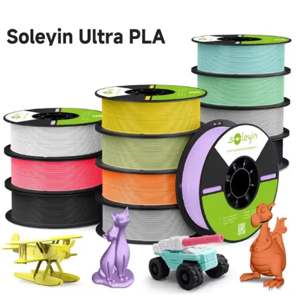 Creality Upgrade Soleyin Ultra PLA 3D Printing Filament 1.75 1kg For 300mm/s High Speed Creality Upgrade Soleyin Ultra PLA 3D Printing Filament 1.75 1kg For 300mm/s High Speed