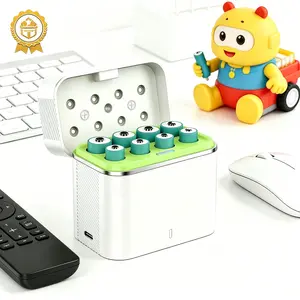 3600mAh AA Batteries 8 Packs with Fast Charger Rechargeable 1.5V Long-lasting Large Capacity AA Battery Pack Smart Charging Dock with LED Indicator Light