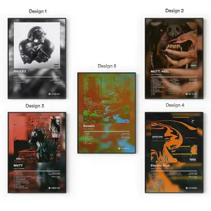 [Sale Up To 40%] [Unframe] Leon Thomas Album Posters, R&B Soul Music Wall Art, Moody Romantic Bedroom Aesthetic Decor, Modern Album Cover Artwork, Gift for Fans