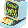 Divoom Ditoo Pro Retro Pixel Art Game Multifunctional Wireless Speaker - 16x16 App-Control LED Front Screen, Bluetooth Cordless Smartphone Audio, Battery Powered Blue Tabletop Gadget, Unique Cool Gift for Content Creators techvibes