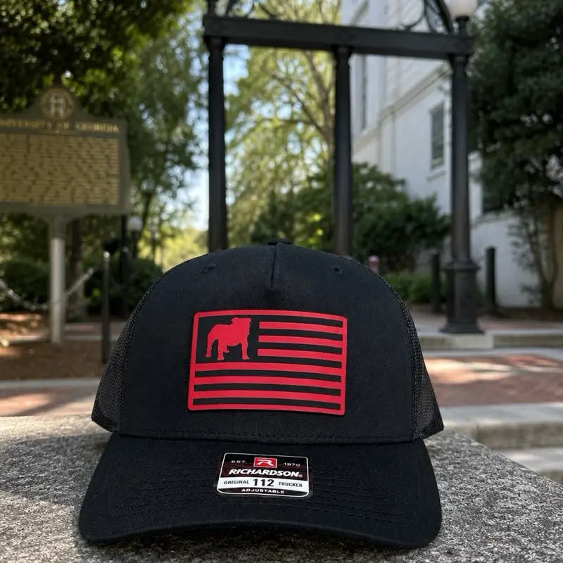 UGA Flag Richardson 112FP Trucker