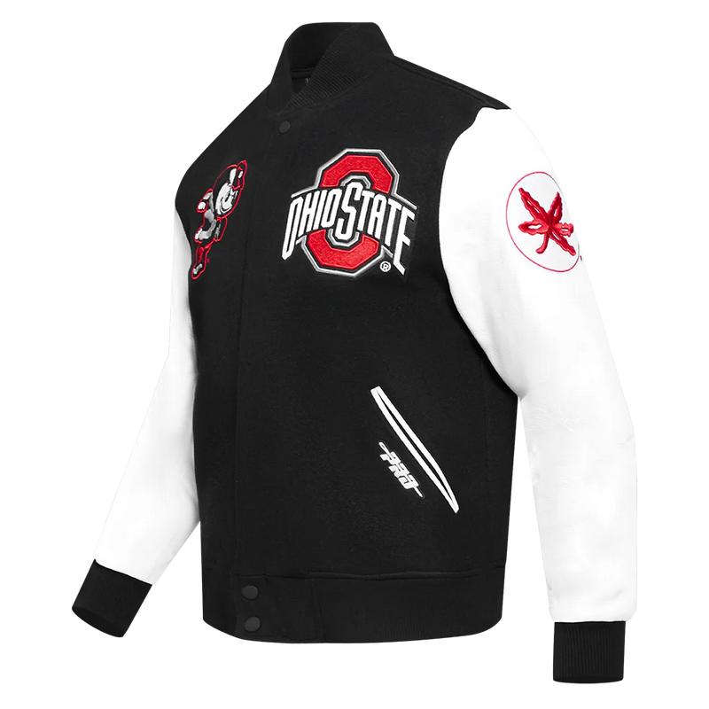 OHIO STATE UNIVERSITY CLASSIC MEN'S WOOL VARSITY JACKET