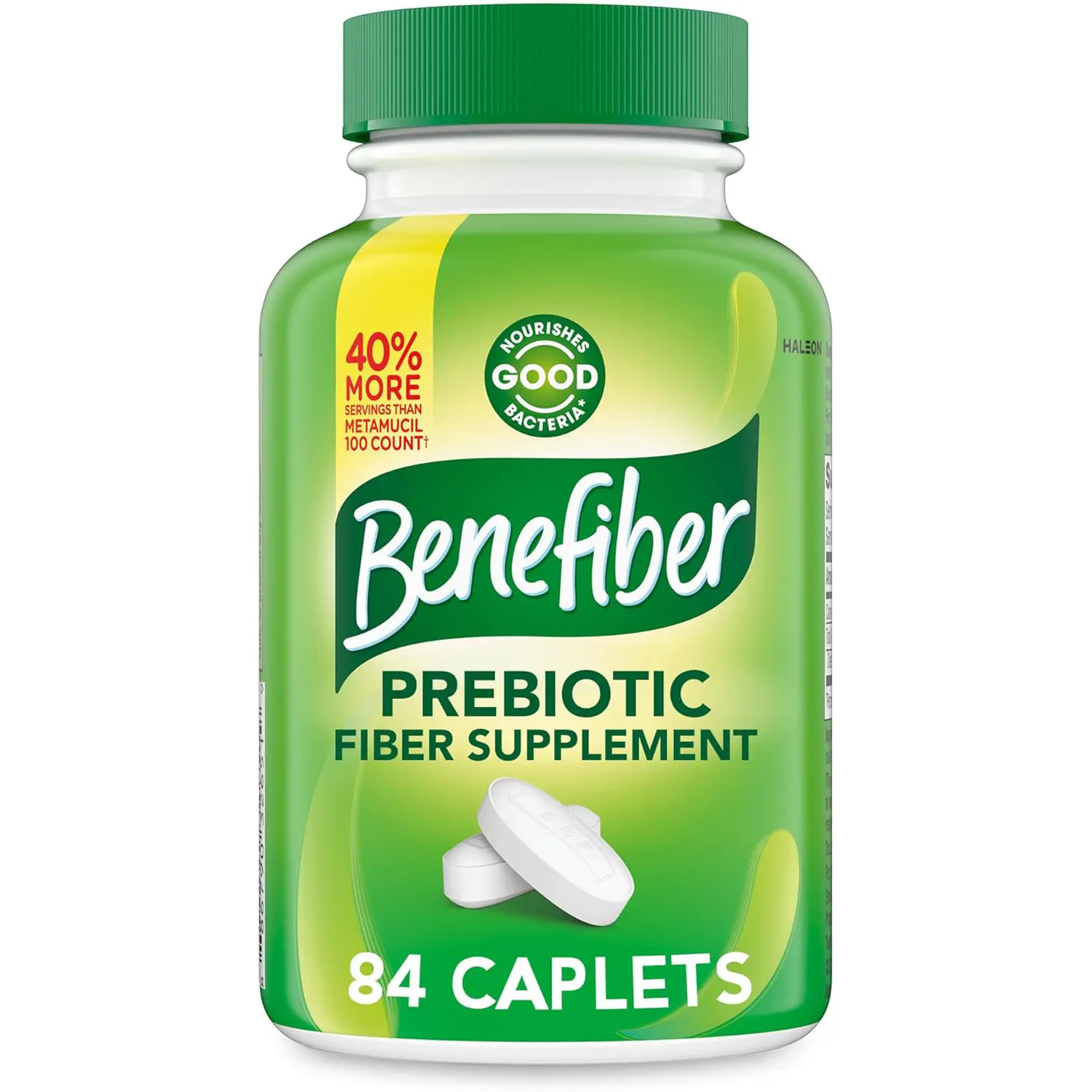 Prebiotic Fiber Supplement Caplets for Digestive Health Daily Gut Health Support 84 Count