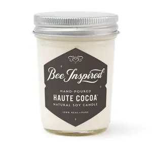 Haute Cocoa Candle - 100% Hand-Poured Soy Wax with Phthalate-Free Fragrance Oil