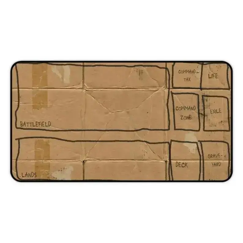 Homeless Man TCG Playmat | Funny Play Mat | Neoprene Game Mat