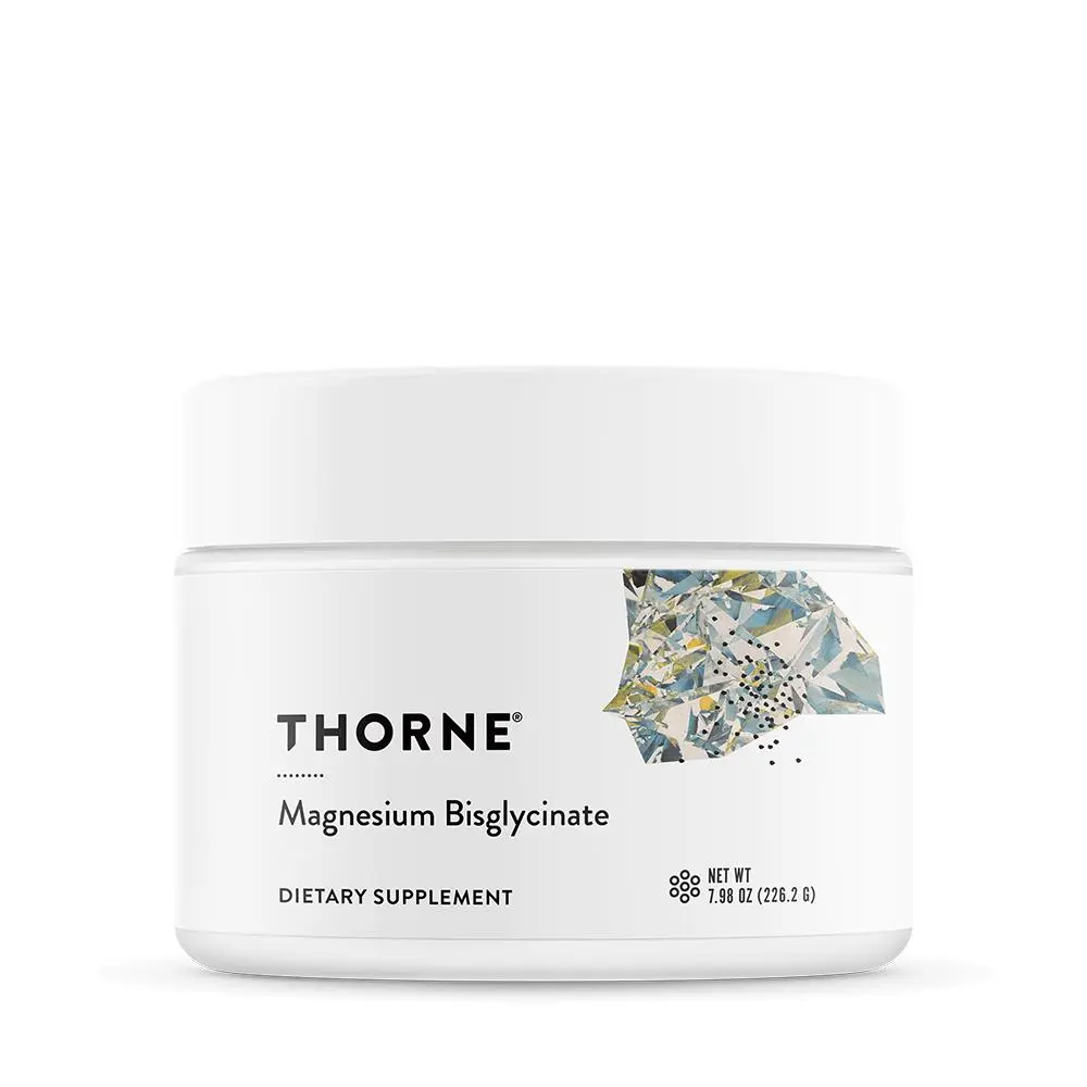 Thorne's Magnesium Bisglycinate - Powdered formula that promotes restful sleep and muscle relaxation*NSF Certified for Sport