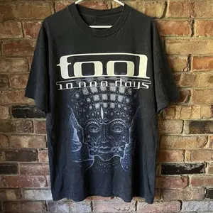 Youth & Adult Tool 10000 Days Vintage Tee, 90s Graphic Shirt, Streetwear Style, Gift for Women, Men