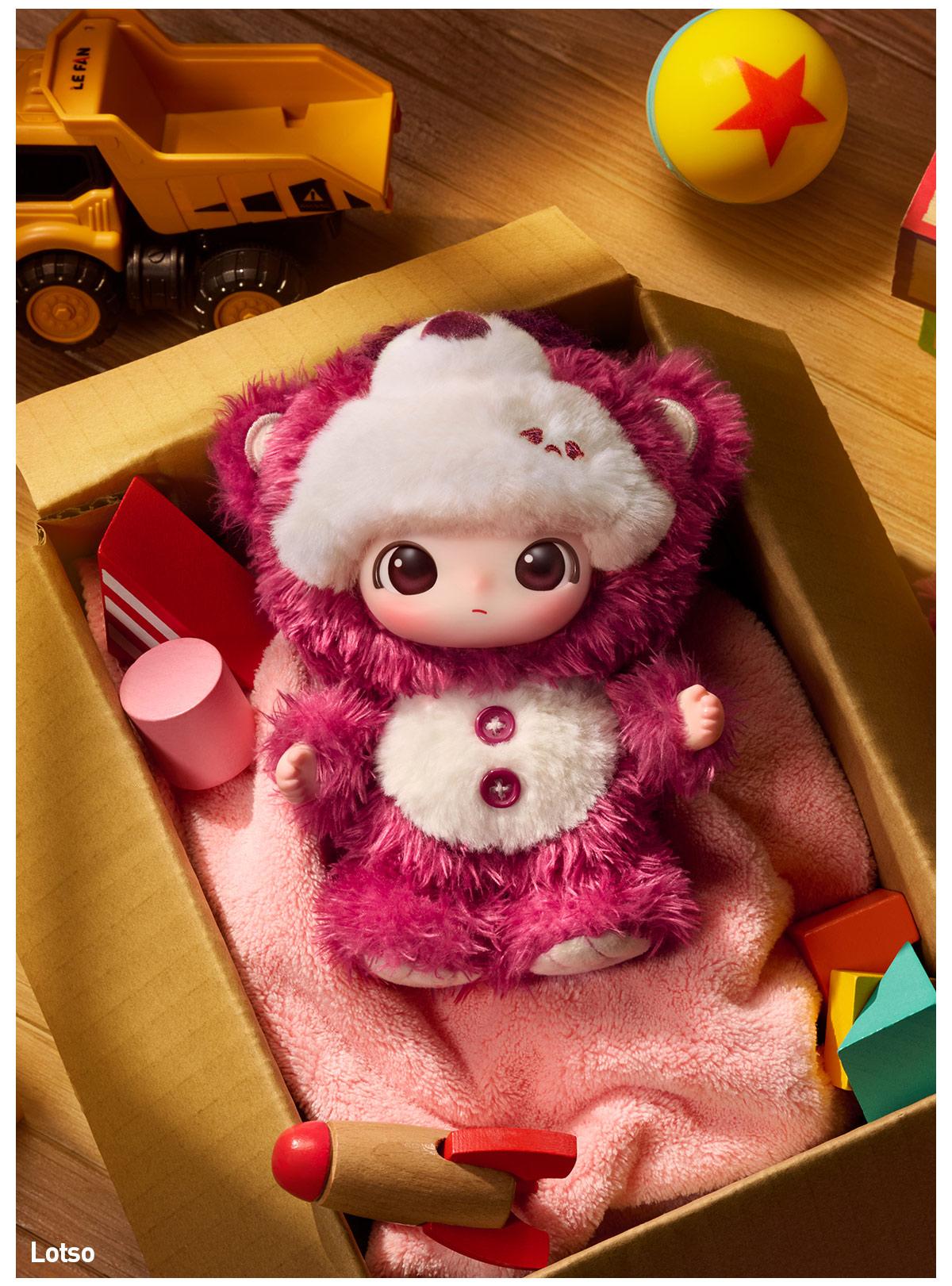 unboxing - POP MART DIMOO WORLD × PIXAR Series - Vinyl Plush Pendant Blind Box Keychain