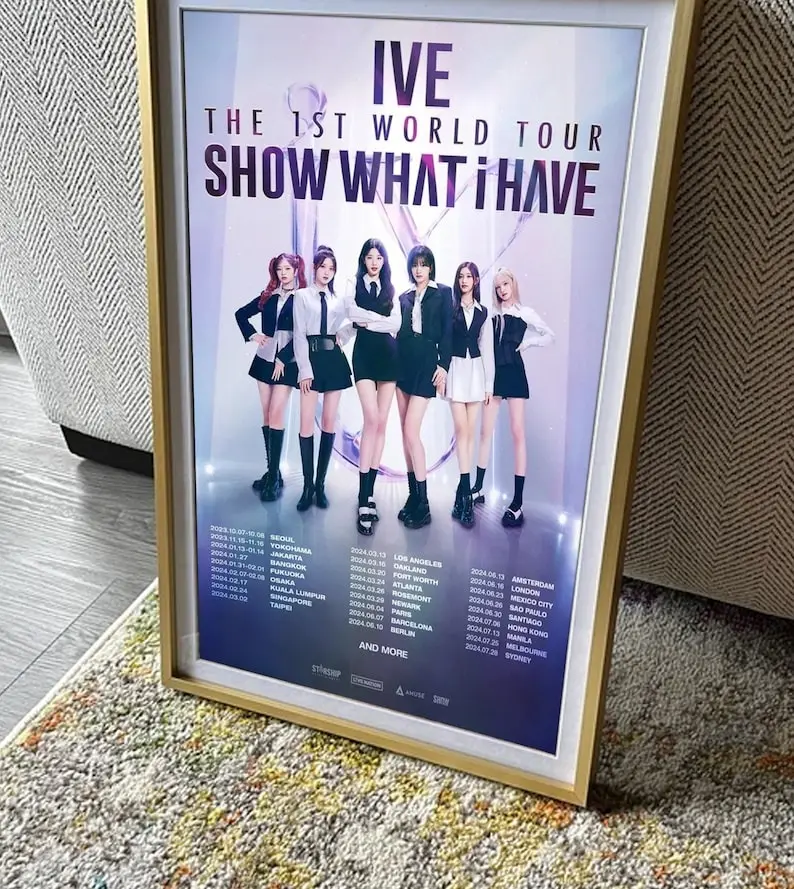 IVE The 1st World Tour Show What I Have Poster, Gift For Fans