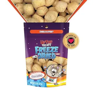 UpTop Treats Chick-O-Stick Freeze Dried Candy, Peanut Butter Coconut Hard Candy, Crunchy Old Fashioned Candy, Snacks for Kids & Adults, No Artificial Ingredients, Made in the USA, 2 oz Resealable Bag