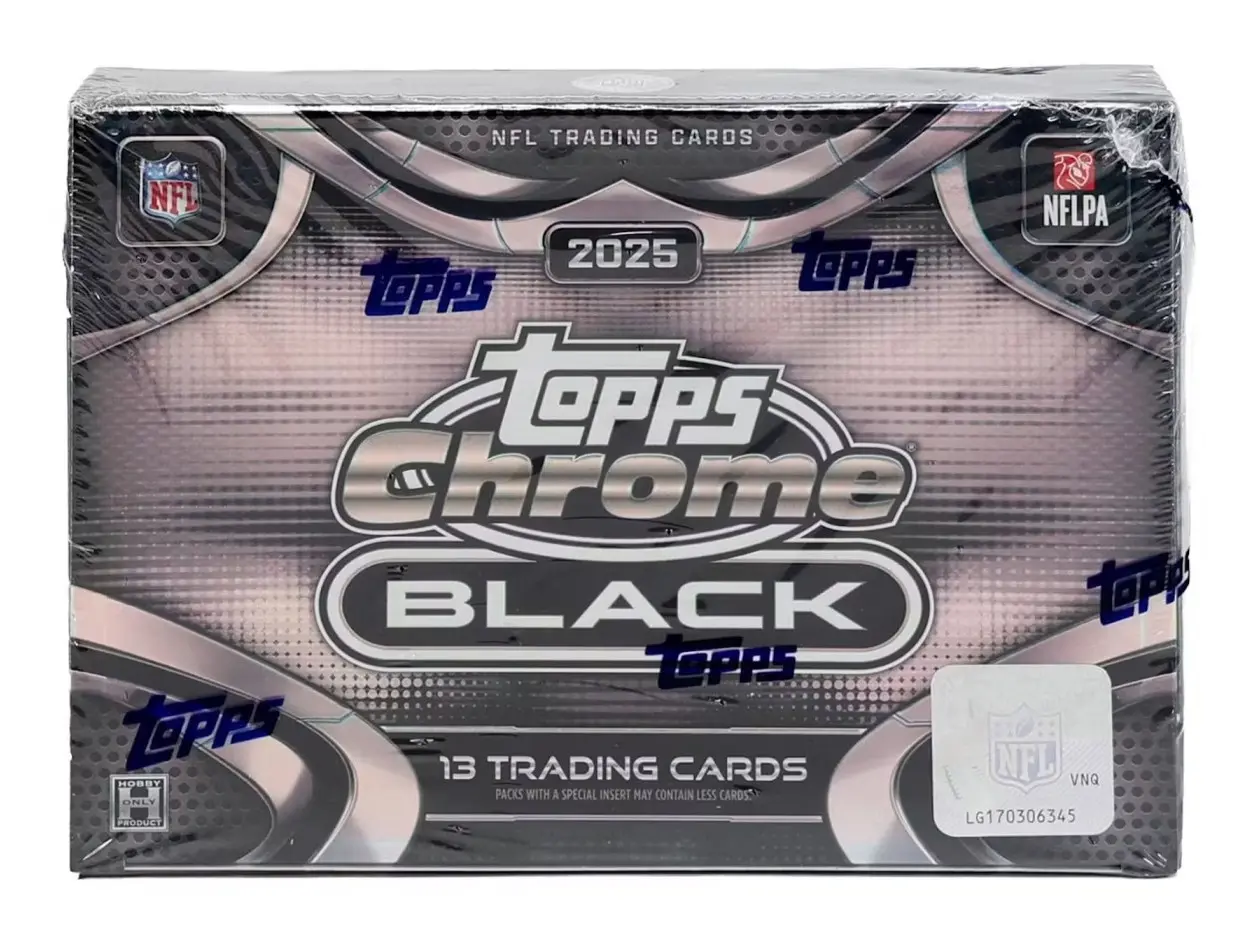 2025 Topps Chrome Black Football Hobby Box