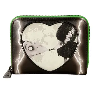 Loungefly Disney Frankenweenie Sparky & Persephone Glow Zip Around Wallet