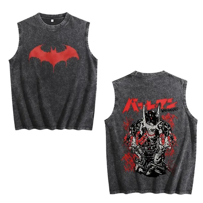 Black Washed Vest