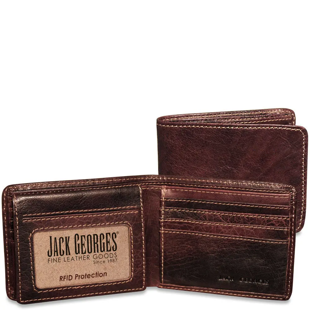 Bifold Wallet with ID Flap #7302 Bifold Wallet with ID Flap #7302
