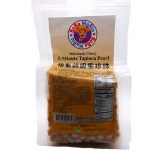 Boba Mario Instant Tapioca Pearls for Bubble Tea - 5-Minute Cook - 500g