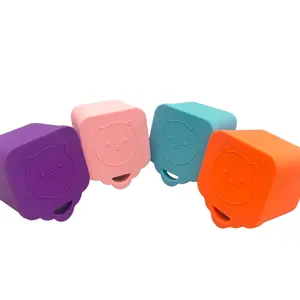 Silicon Dip Containers Silicone Kids friendly Kitchen Utensils no spill snack on the go leak proof