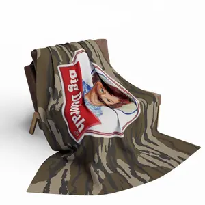 Bottomland Big Deborah Camo Velvet Blankets Camouflage Decor Multifunction Soft Office Bedding Blankets Plush Thin Quilt